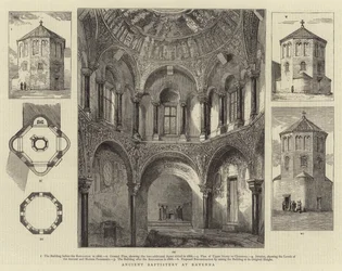 Altes Baptisterium in Ravenna